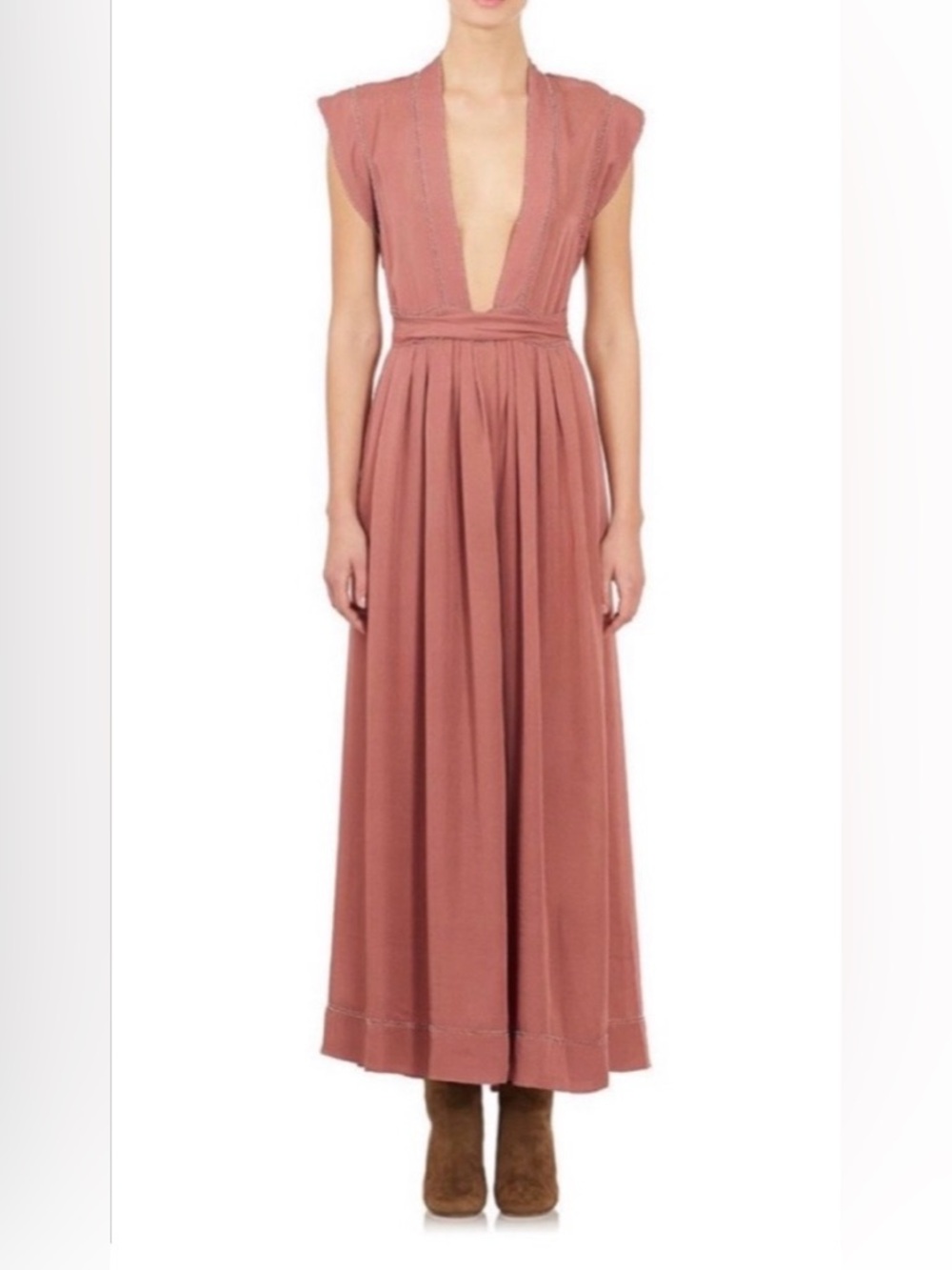 Isabel Marant silk rosewood gown